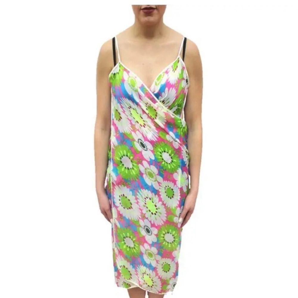 NWT! La Fiorentina Fiore Floral Swim Coverup